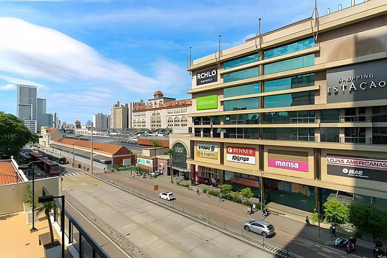 Stúdio 4 em frente ao shopping Estação