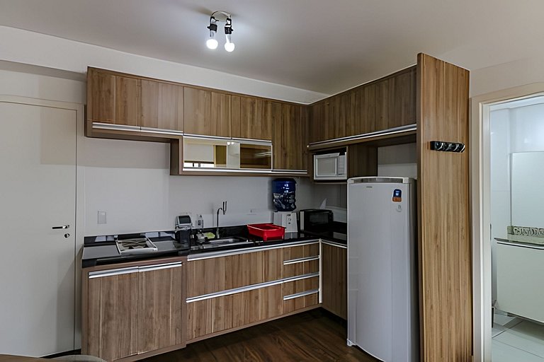 Stúdio 6 em frente ao shopping Estação