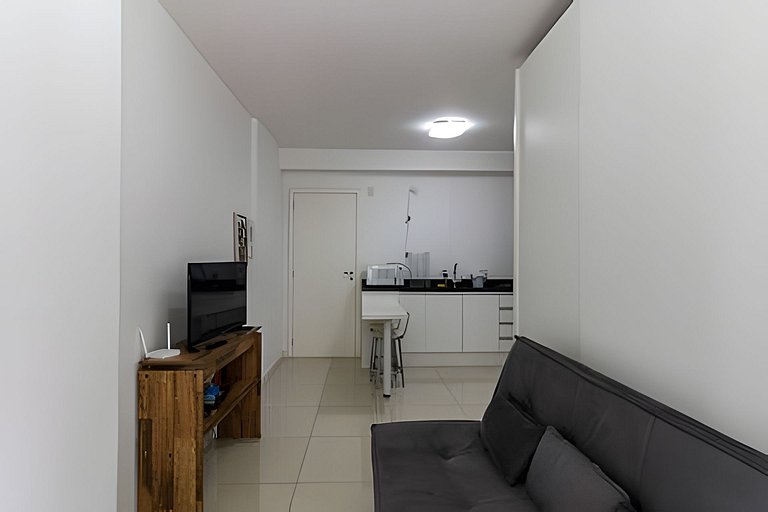 Stúdio 8 em frente ao shopping Estação