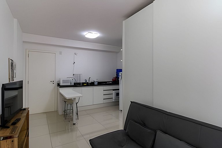 Stúdio 8 em frente ao shopping Estação