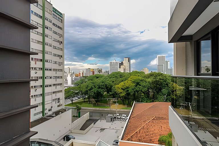 Stúdio 8 em frente ao shopping Estação