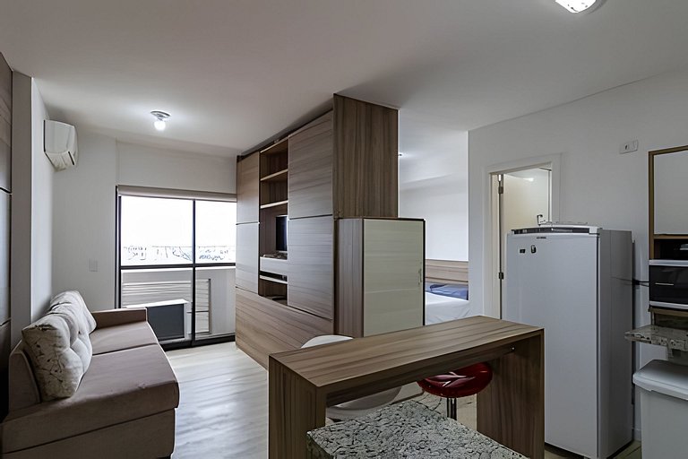 Stúdio 9 em frente ao shopping Estação