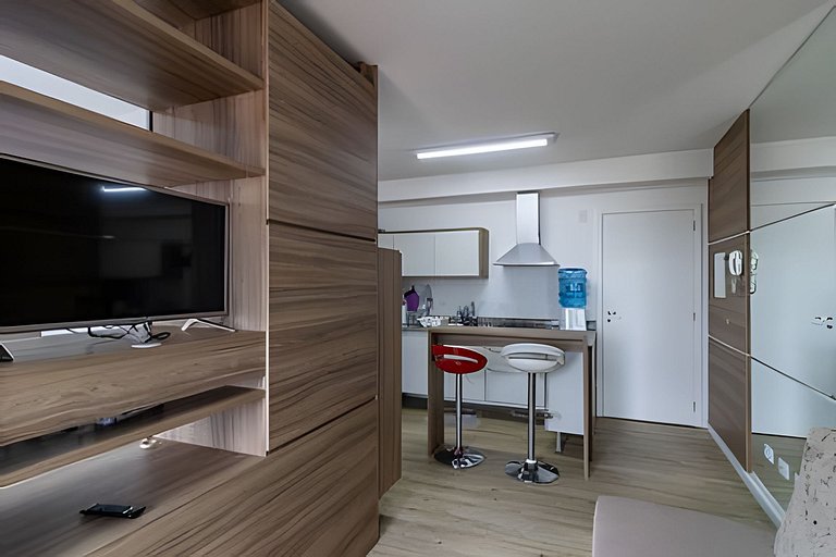 Stúdio 9 em frente ao shopping Estação