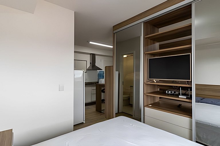 Stúdio 9 em frente ao shopping Estação